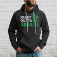 Straight Outta Area 51 Funny Alien Ufo UFO Funny Gifts Hoodie Gifts for Him