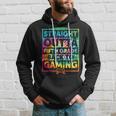 Straight Outta Fifth Grade Gaming 5Th Grade Gamer Tie Dye Hoodie Gifts for Him