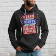 Stripes Stars And Baseball Spikes 4Th Of July Independence Hoodie Gifts for Him