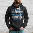 Super Proud Lil Brother Of 2023 Graduate Family College Hoodie Gifts for Him