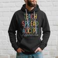 Teach Bravery Spread Kindness Accept Differences Autism Hoodie Gifts for Him