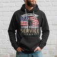 Thank You For Your Service American Flag Veteran Day Hoodie Gifts for Him