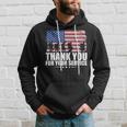 Thank You For Your Services Patriotic Veterans Day For Men Hoodie Gifts for Him