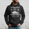 The Library Of Alexandria - Ancient Egyptian Library Hoodie Gifts for Him