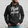 Trust The Process Motivational Quote Workout Gym Hoodie Gifts for Him