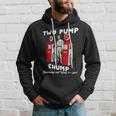 Two Pump Chump Running Out Way Too Fast Running Funny Gifts Hoodie Gifts for Him