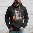 Ugly Sweater Christmas Lights Chihuahua Dog Puppy Lover Hoodie Gifts for Him