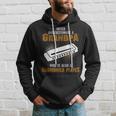 Never Underestimate Grandpa Who Is Also A Harmonica Player Hoodie Gifts for Him