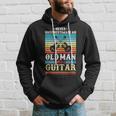 Never Underestimate An Old Man With A Guitar Acoustic Guitar Hoodie Gifts for Him