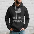 Never Underestimate An Old Man With A Piano Player Novelty Hoodie Gifts for Him