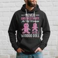 Never Underestimate An Old Woman With A Voodoo Doll Old Woman Hoodie Gifts for Him