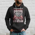 Never Underestimate US Veteran Grandpa Grandfather Hoodie Gifts for Him