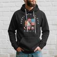 Usa Patriotic Cat Celebrating The 4Th Of July Meoica Hoodie Gifts for Him