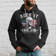 Usa Suckit England Funny 4Th Of July George Washington 1776 1776 Funny Gifts Hoodie Gifts for Him