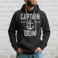 Vintage Captain Don Boating Lover Hoodie Gifts for Him