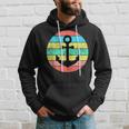 Vintage Distressed Nautical Anchor Boating Cute Retro Style Hoodie Gifts for Him