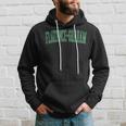 Vintage Florence-Graham Ca Distressed Green Varsity Style Hoodie Gifts for Him