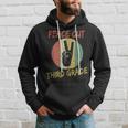 Vintage Graduate Third Grade 2022 Peace Out 3Rd Grade Hoodie Gifts for Him