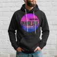 Vintage Orange Cove Vaporwave California Hoodie Gifts for Him