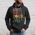 Vintage Papa Coach Ever Costume Baseball Player Coach Hoodie Gifts for Him