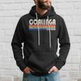 Vintage Retro 70S 80S Style Hometown Of Coalinga Ca Hoodie Gifts for Him