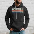 Vintage Retro 70S 80S Style Hometown Of Colleyville Tx Hoodie Gifts for Him