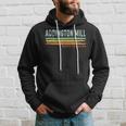 Vintage Stripes Addington Mill Nc Hoodie Gifts for Him