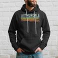 Vintage Stripes Arthurdale Wv Hoodie Gifts for Him