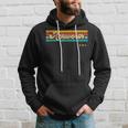 Vintage Sunset Stripes Ackworth Iowa Hoodie Gifts for Him