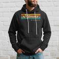 Vintage Sunset Stripes Allouez Wisconsin Hoodie Gifts for Him