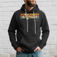 Vintage Sunset Stripes Amlin Ohio Hoodie Gifts for Him