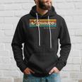 Vintage Sunset Stripes Aquasco Maryland Hoodie Gifts for Him