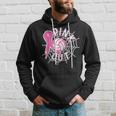 Volleyball Pink Out Pink Ribbon Breast Cancer Awareness Hoodie Gifts for Him