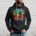 West Palm Beach Florida Retro Sunset Palm Trees Hoodie Gifts for Him