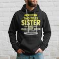 Womens Sister And Hooping Queen Crush Both Hula Gym Hoop Sport Hoodie Gifts for Him