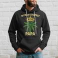 Worlds Dopest Papa Cannabis 420 Fathers Day Weed Dad Hoodie Gifts for Him