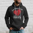 Zipper Club Open Heart Surgery Recovery Novelty Hoodie Gifts for Him