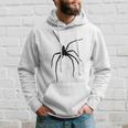 Big Creepy Scary Silhouette Spider Image Hoodie Gifts for Him