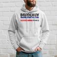 Bordeaux France Flag Tricolor French Distressed Cool Hoodie Gifts for Him