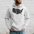 Ending Gun Violence Is Patriotic United States Silhouette Patriotic Funny Gifts Hoodie Gifts for Him