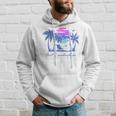 Fort Lauderdale Florida Beach Vacation Retro Vintage Sunset Hoodie Gifts for Him
