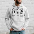 Funny Cat Paws Rock Paper Scissors Hoodie Gifts for Him