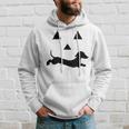 Dachshund Jack O Lantern Pumpkin Face For Halloween Hoodie Gifts for Him