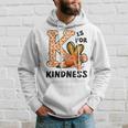 Leopard Unity Day World Kindness Day K Is For Kindness Hoodie Gifts for Him