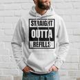 Straight Outta Refills For Pharmacy Doctors Hoodie Gifts for Him