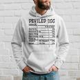 Funny Thanksgiving Xmas Food Facts Deviled Egg Nutrition Hoodie Gifts for Him