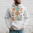 Goodbye 2Nd Grade Hello Summer Groovy Second Grade Graduate Hoodie Gifts for Him