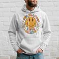 Hello 5Th Grade Smile Pencil Groovy Back To Shool 5Th Grade Hoodie Gifts for Him