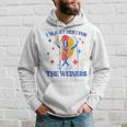 Hot Dog Im Just Here For The Wieners Funny 4Th Of July Hoodie Gifts for Him