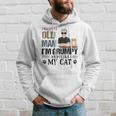 Im A Simple Old Man Im Grumpy And I Like My Cat Hoodie Gifts for Him Im A Simple Old Man Im Grumpy And I Like My Cat Hoodie Gifts for Him